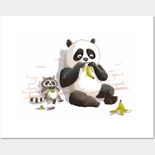 Panda and Trash Panda Posters and Art